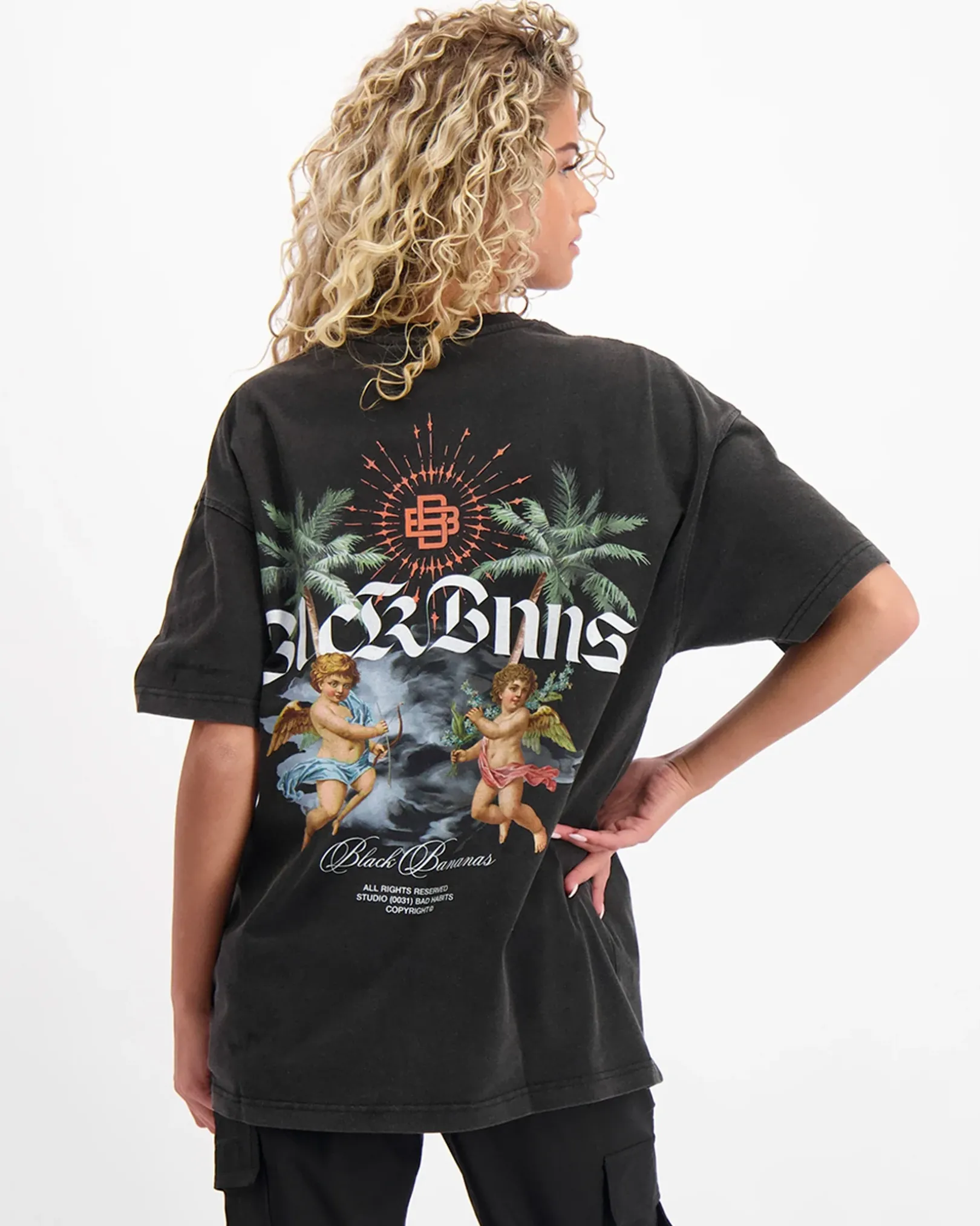 HEAVEN T-SHIRT | Zwart