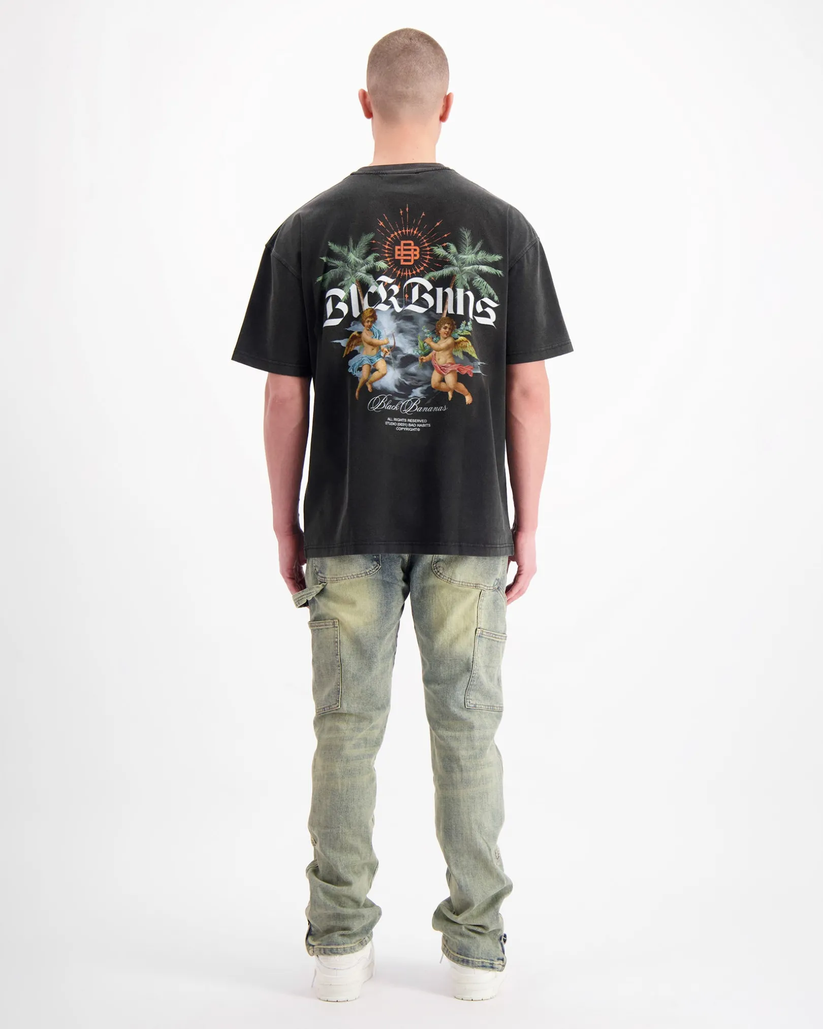 HEAVEN T-SHIRT | Zwart