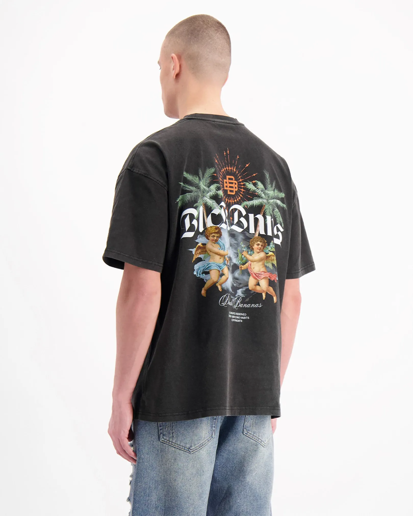 HEAVEN T-SHIRT | Zwart