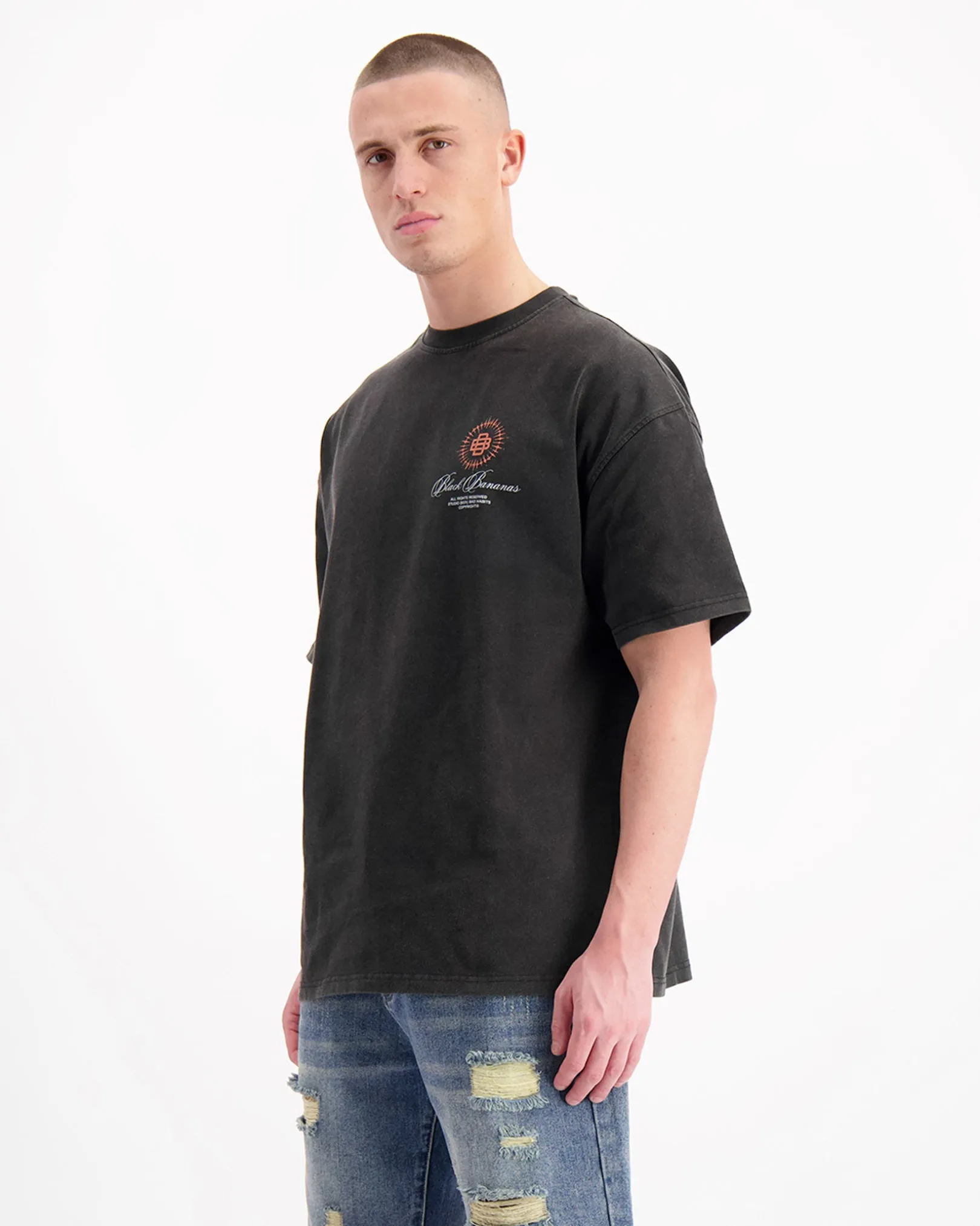 HEAVEN T-SHIRT | Zwart