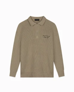HEAVY KNIT HALF ZIP | Zand