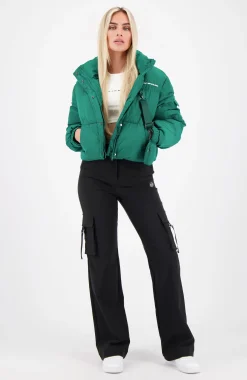 INITIAL BELT JACKET | Groen