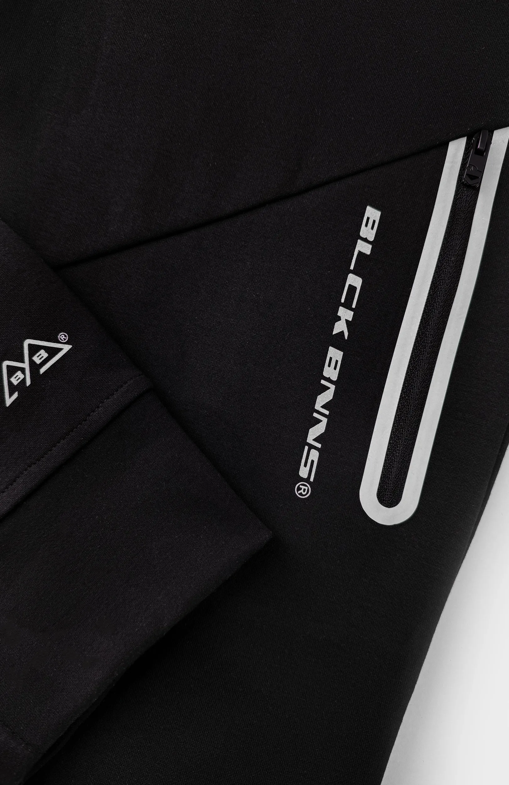 INITIAL GLOW SWEATPANTS | Zwart