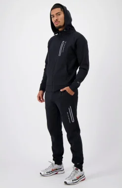 INITIAL GLOW TRACKSUIT | Zwart