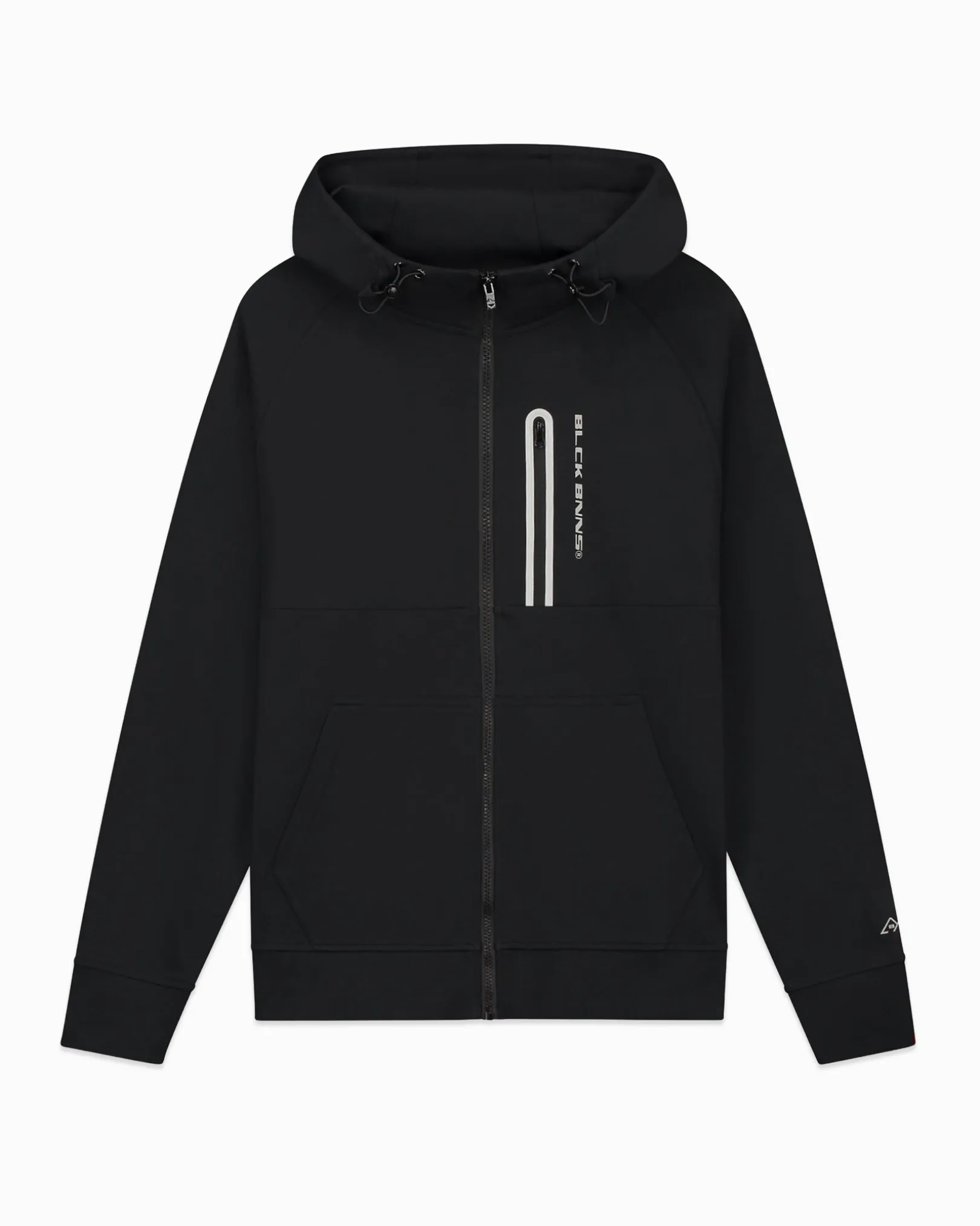 INITIAL GLOW ZIPPER HOODIE | Zwart