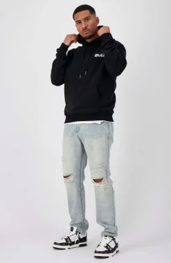 INITIAL HOODIE | Zwart