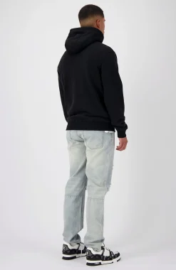 INITIAL HOODIE | Zwart