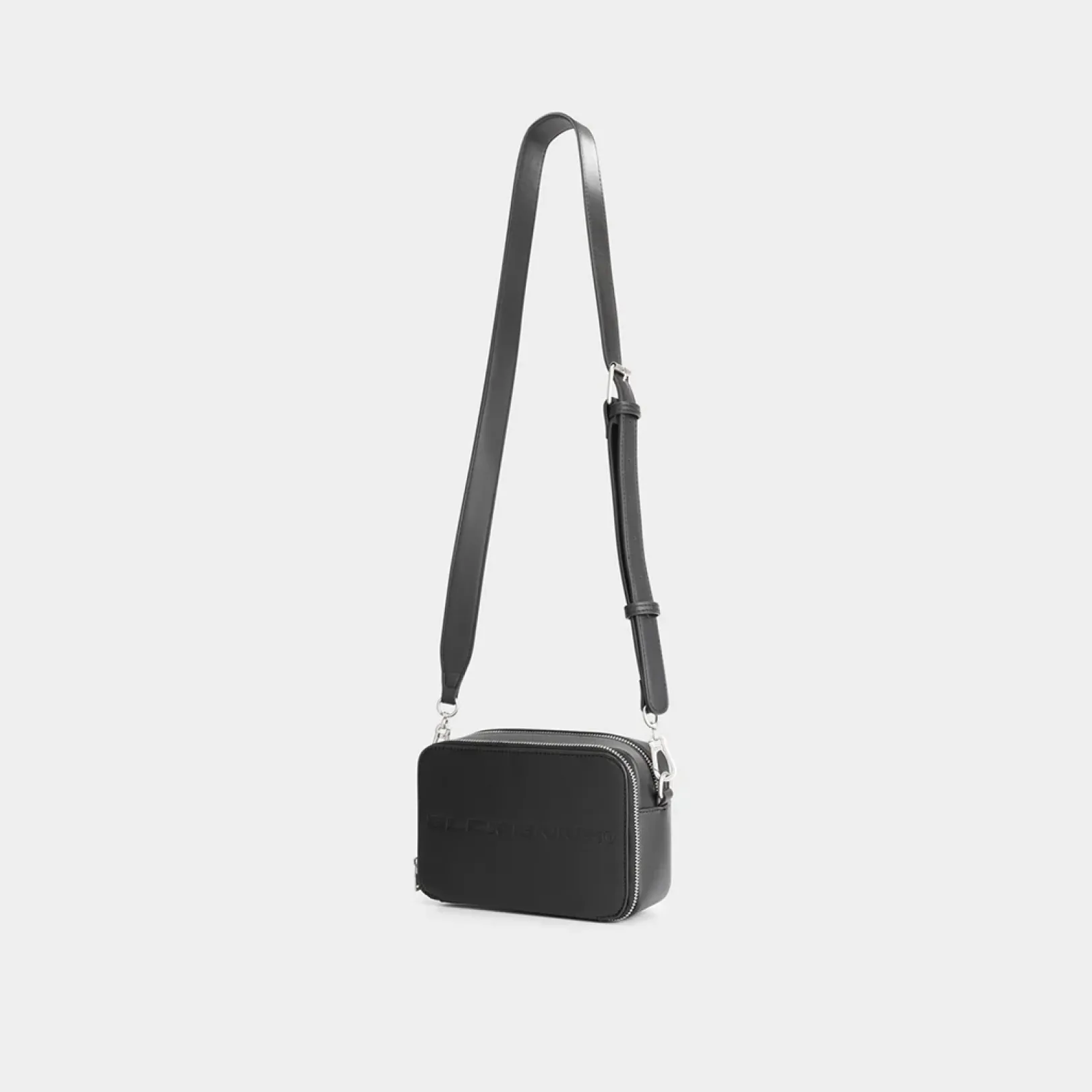 INITIAL SHOULDERBAG | Zwart