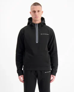 INITIAL TECH HOODIE | Zwart