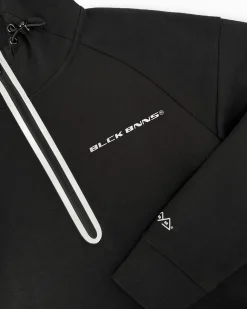 INITIAL TECH HOODIE | Zwart