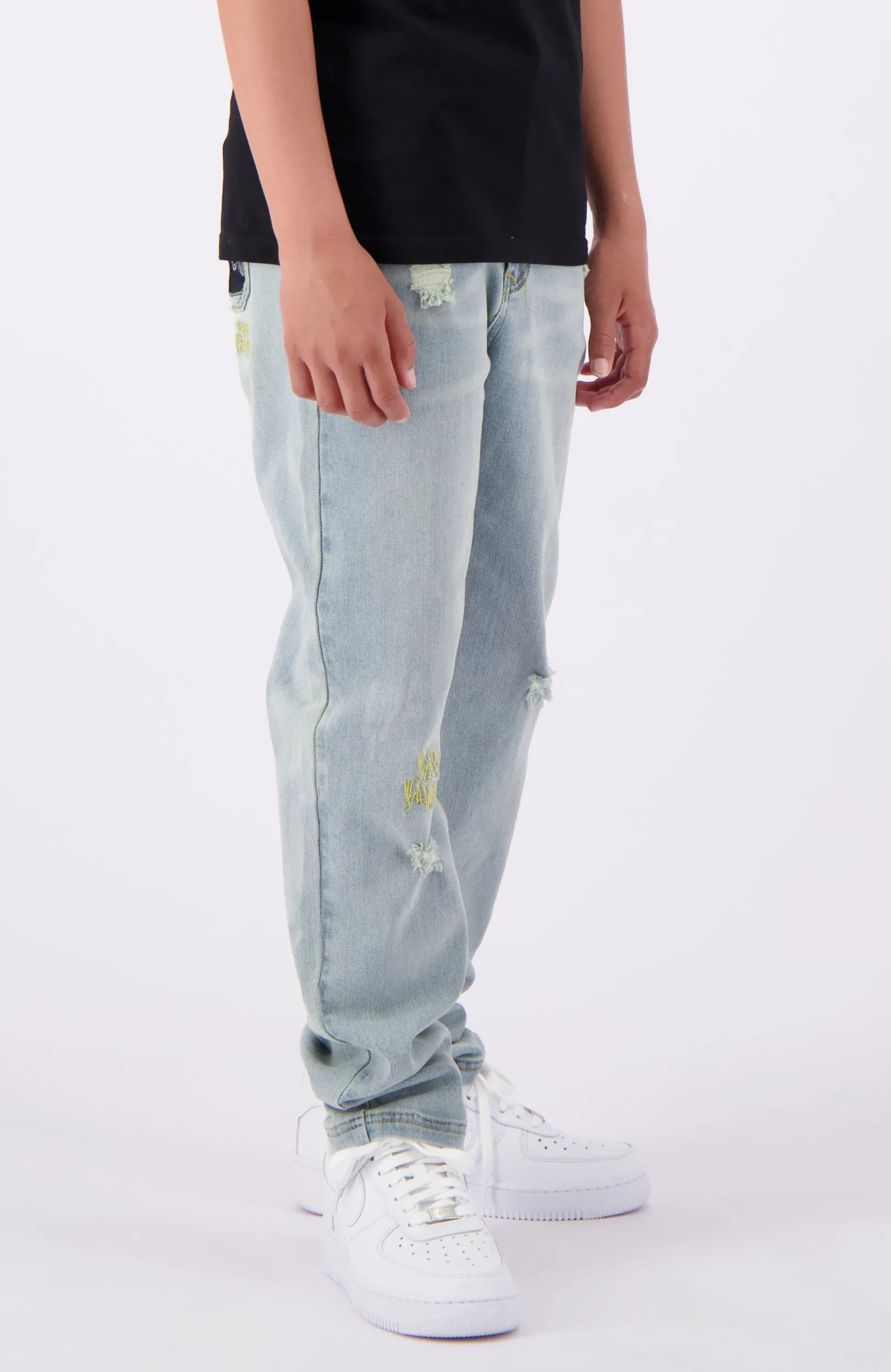 JR. GRAFFITI 3D DENIM | Blauw