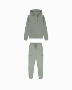 KIDS ANORAK CARGO SET | Groen