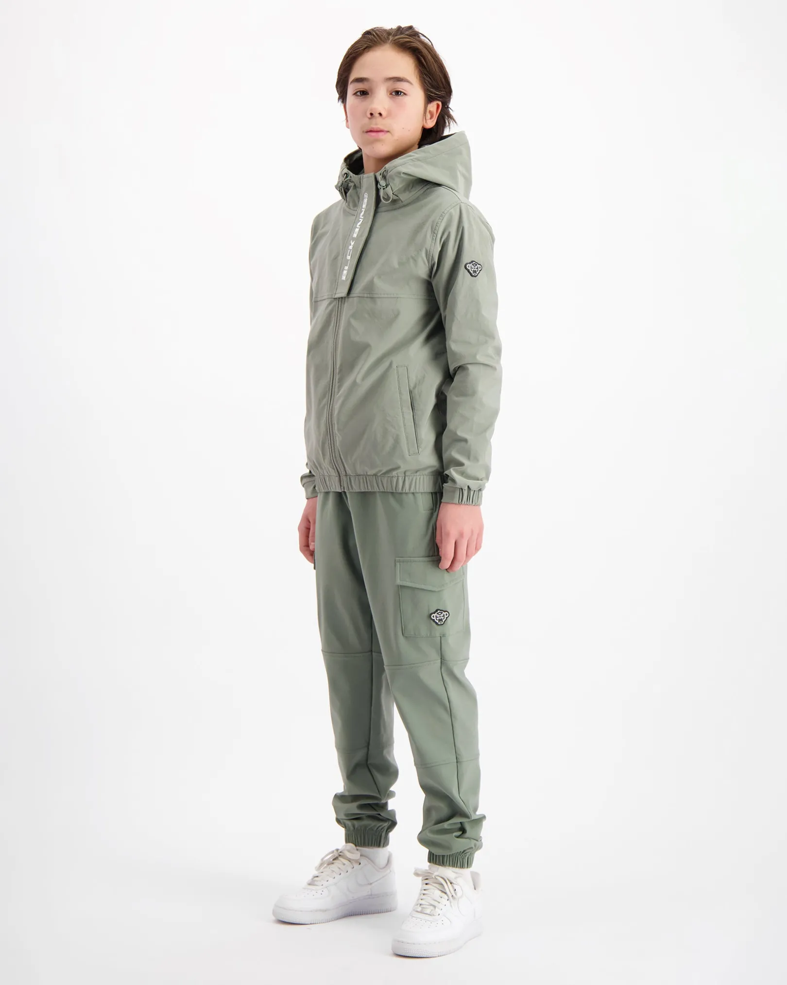 KIDS ANORAK CARGO SET | Groen