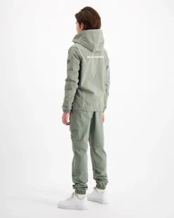 KIDS ANORAK CARGO SET | Groen