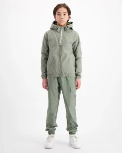 KIDS ANORAK CARGO SET | Groen