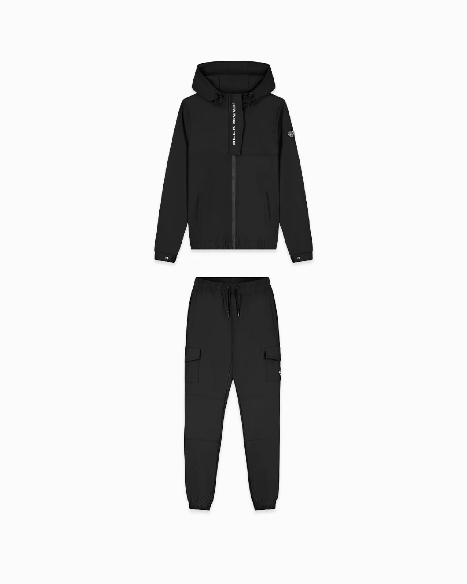 KIDS ANORAK CARGO SET | Zwart