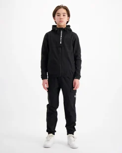 KIDS ANORAK CARGO SET | Zwart