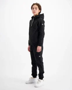 KIDS ANORAK CARGO SET | Zwart