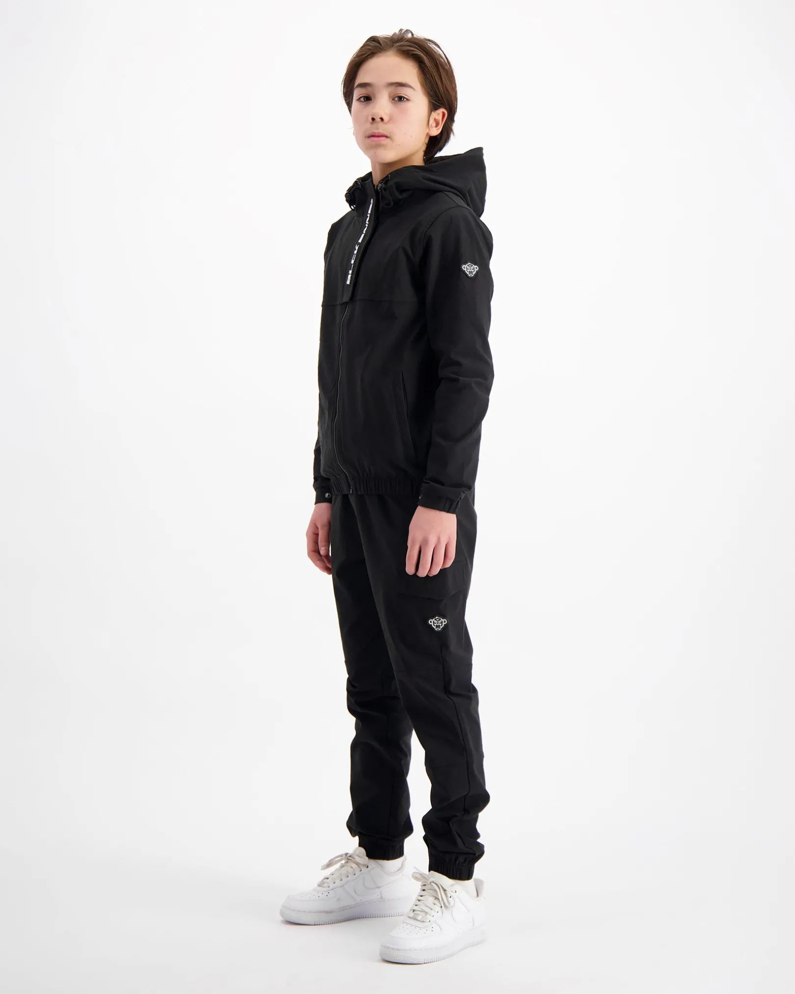 KIDS ANORAK CARGO SET | Zwart