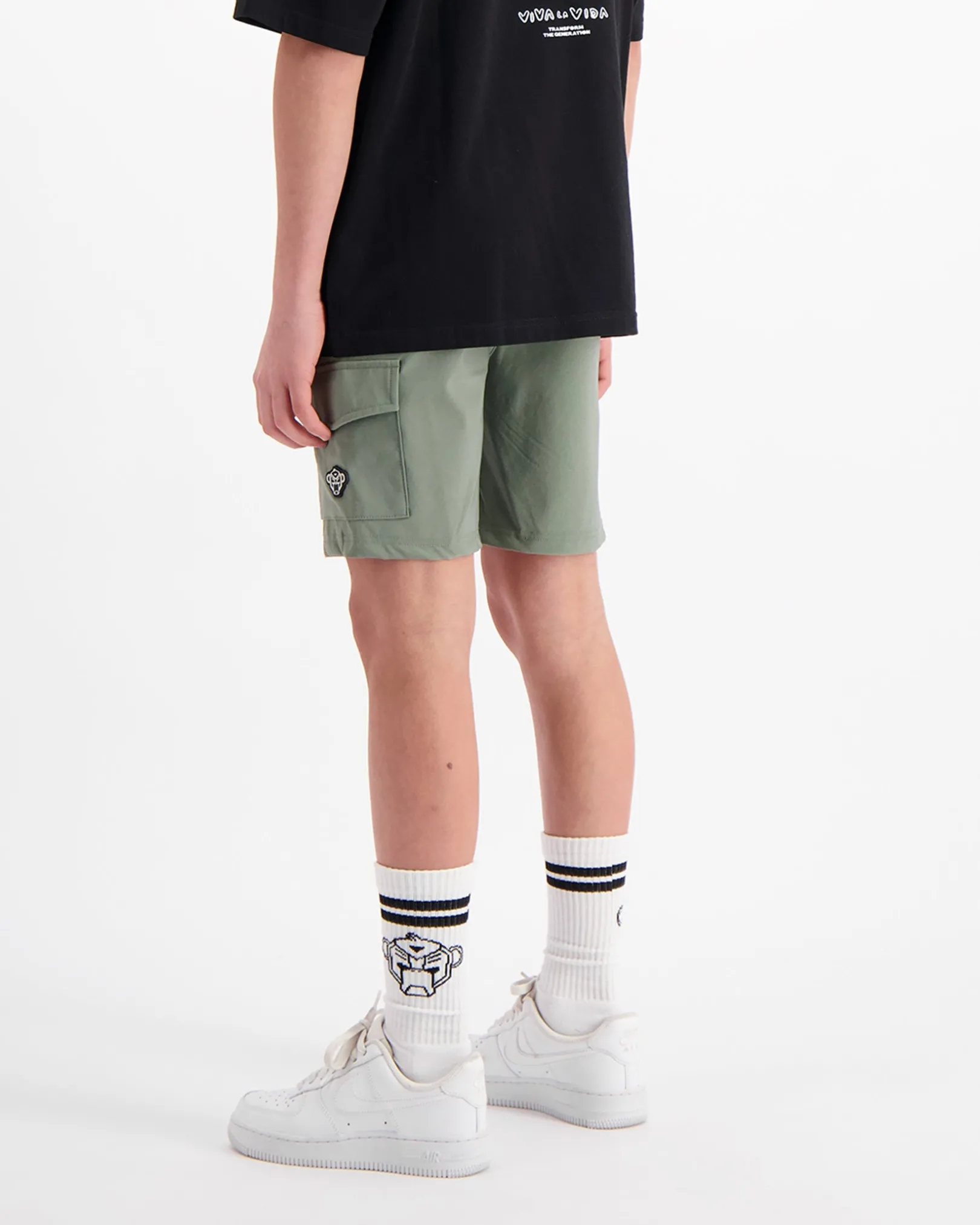 KIDS CARGO SHORTS | Groen