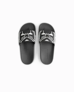 KIDS COMMANDER slippers | Zwart