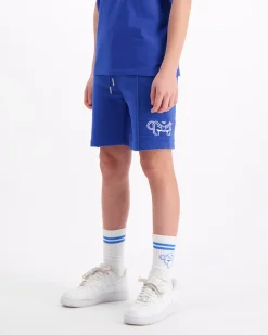 KIDS COMMANDER SWEATSHORTS | Blauw