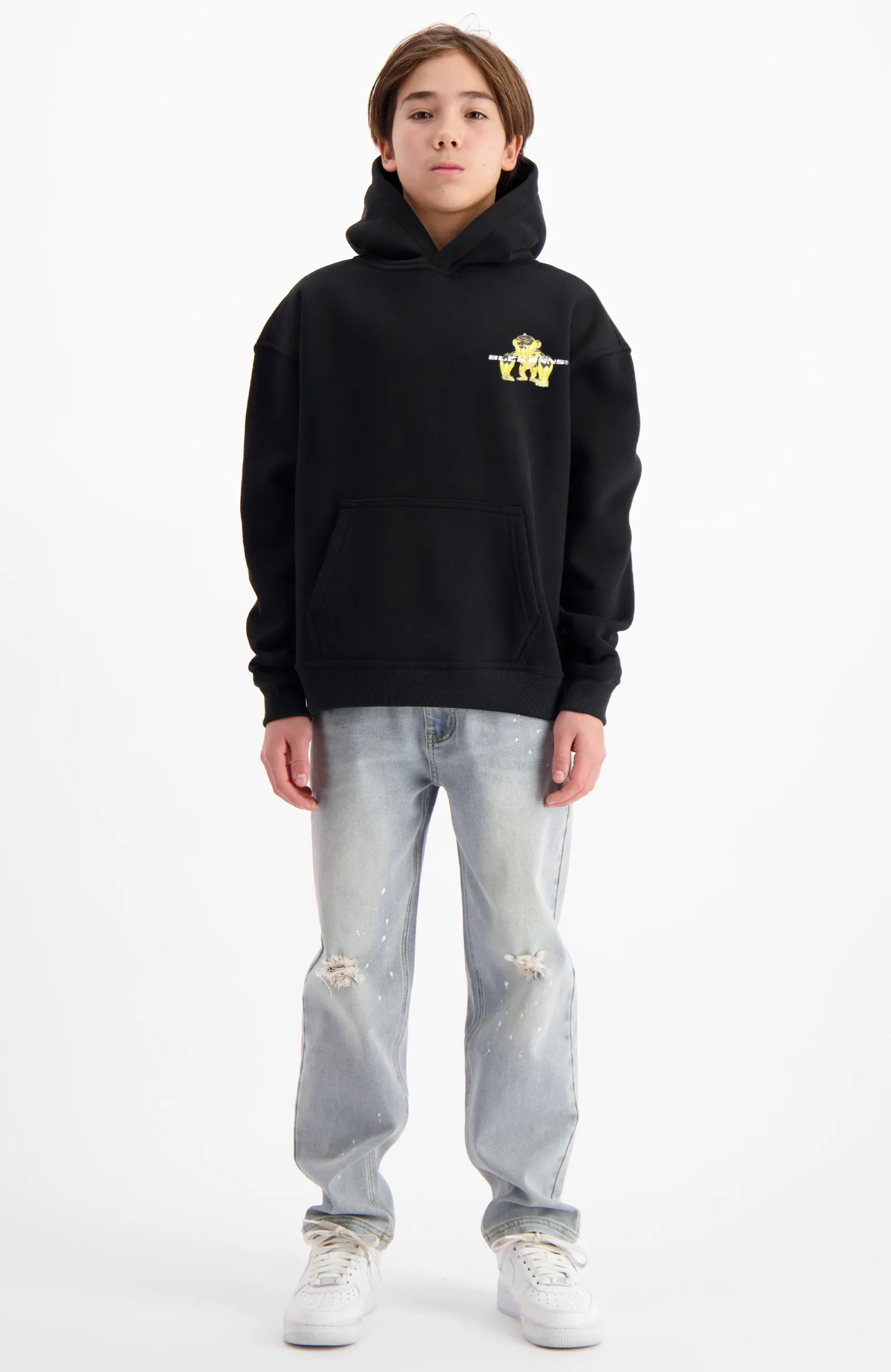 KIDS CONVOY KARAT HOODIE | Zwart