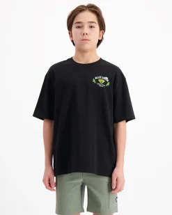 KIDS CRAYON T-SHIRT | Zwart