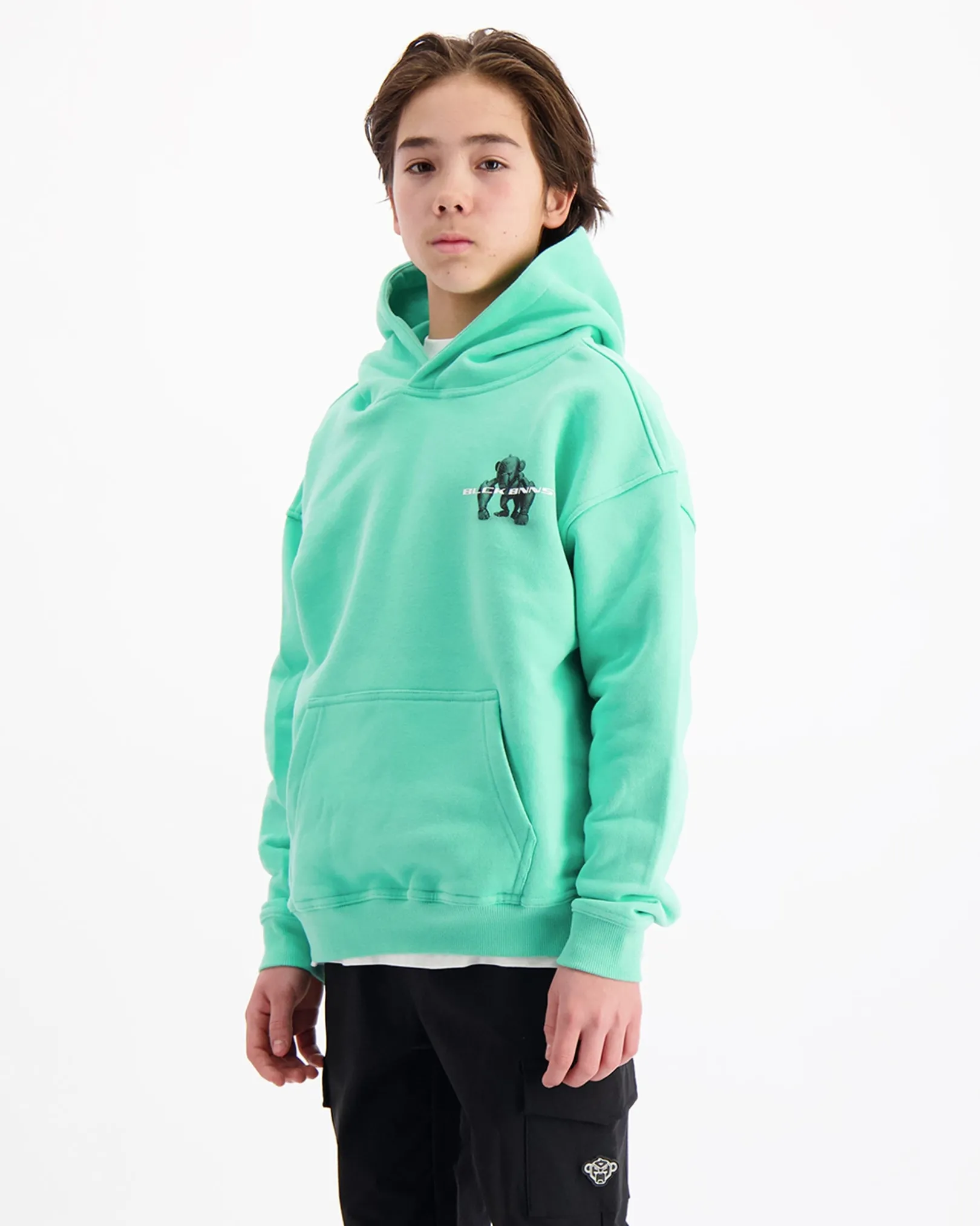 KIDS 3D CONVOY HOODY | Groen