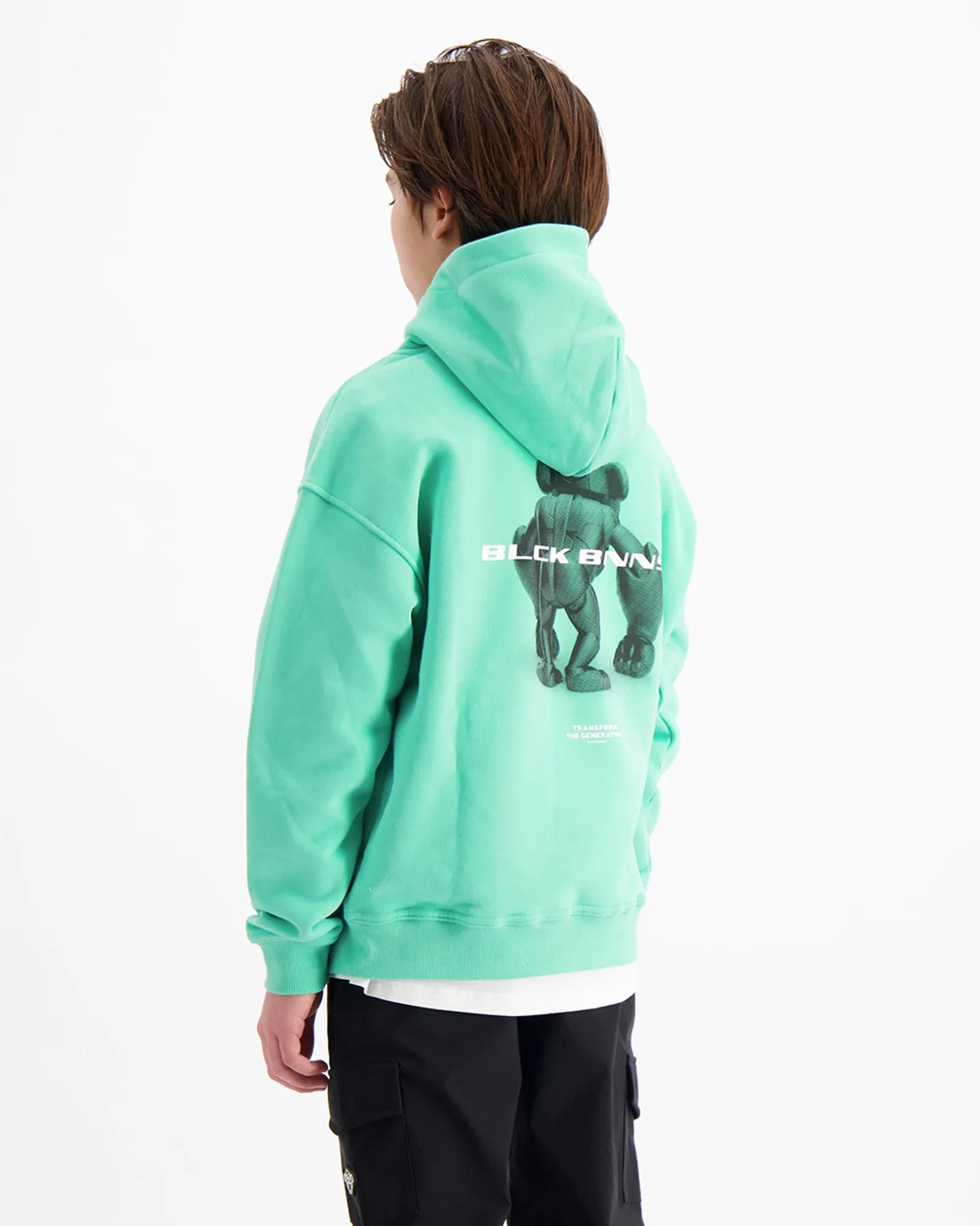 KIDS 3D CONVOY HOODY | Groen