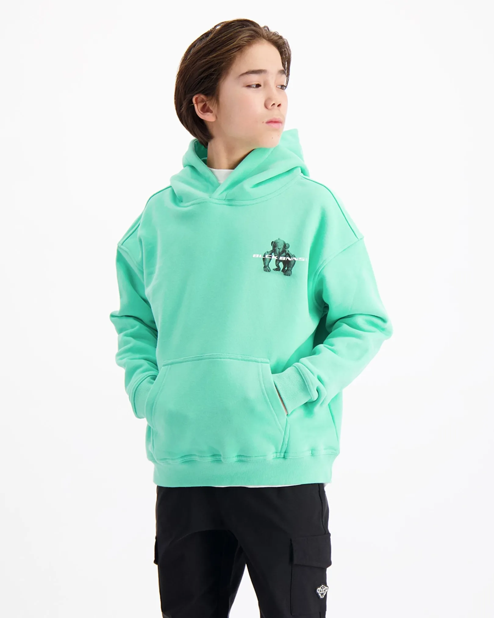 KIDS 3D CONVOY HOODY | Groen