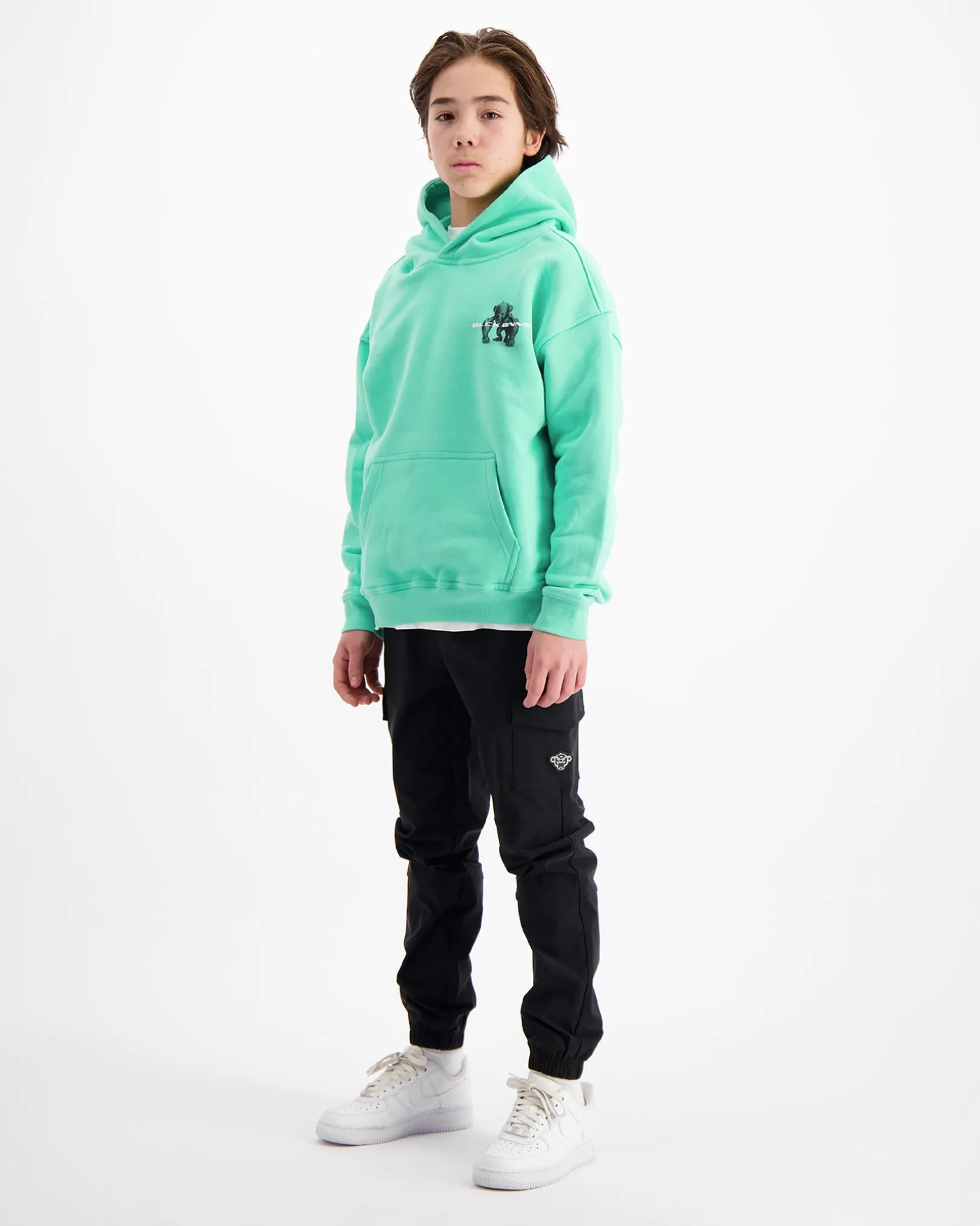 KIDS 3D CONVOY HOODY | Groen