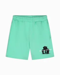 KIDS 3D CONVOY SWEATSHORTS | Groen