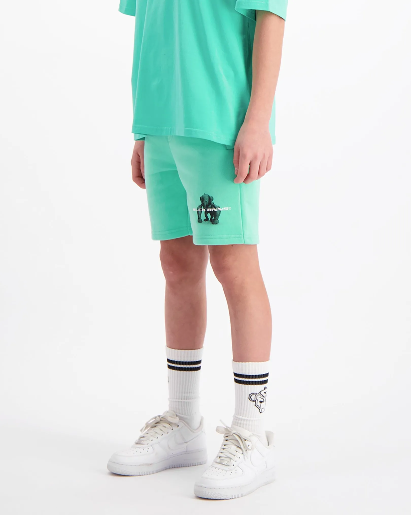 KIDS 3D CONVOY SWEATSHORTS | Groen