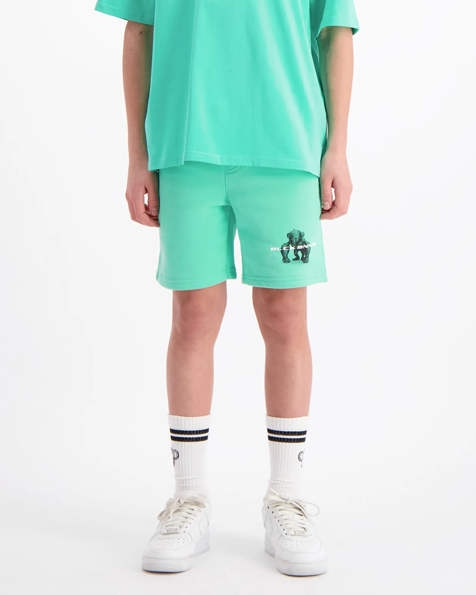 KIDS 3D CONVOY SWEATSHORTS | Groen