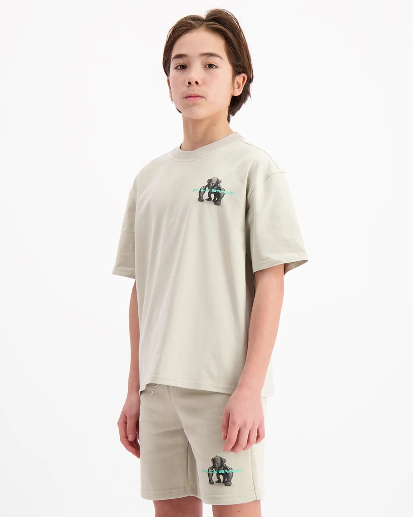 KIDS 3D CONVOY T-SHIRT | Grijs