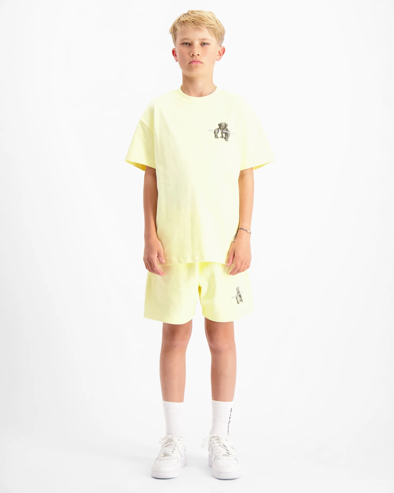 KIDS 3D CONVOY TWINSET | Geel