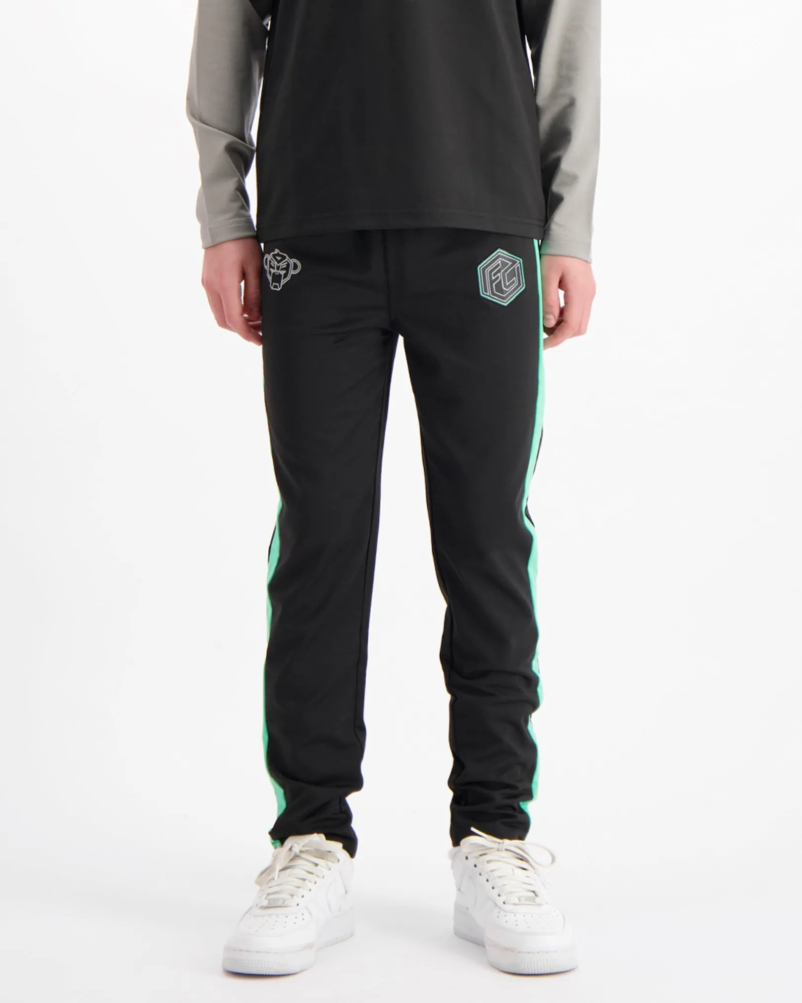 KIDS FOOTBALL TRACKPANTS | Zwart