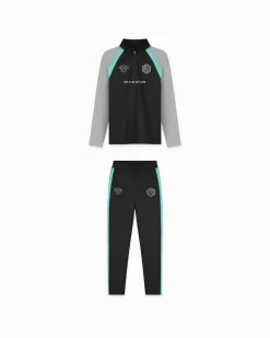 KIDS FOOTBALL TRACKSUIT | Zwart
