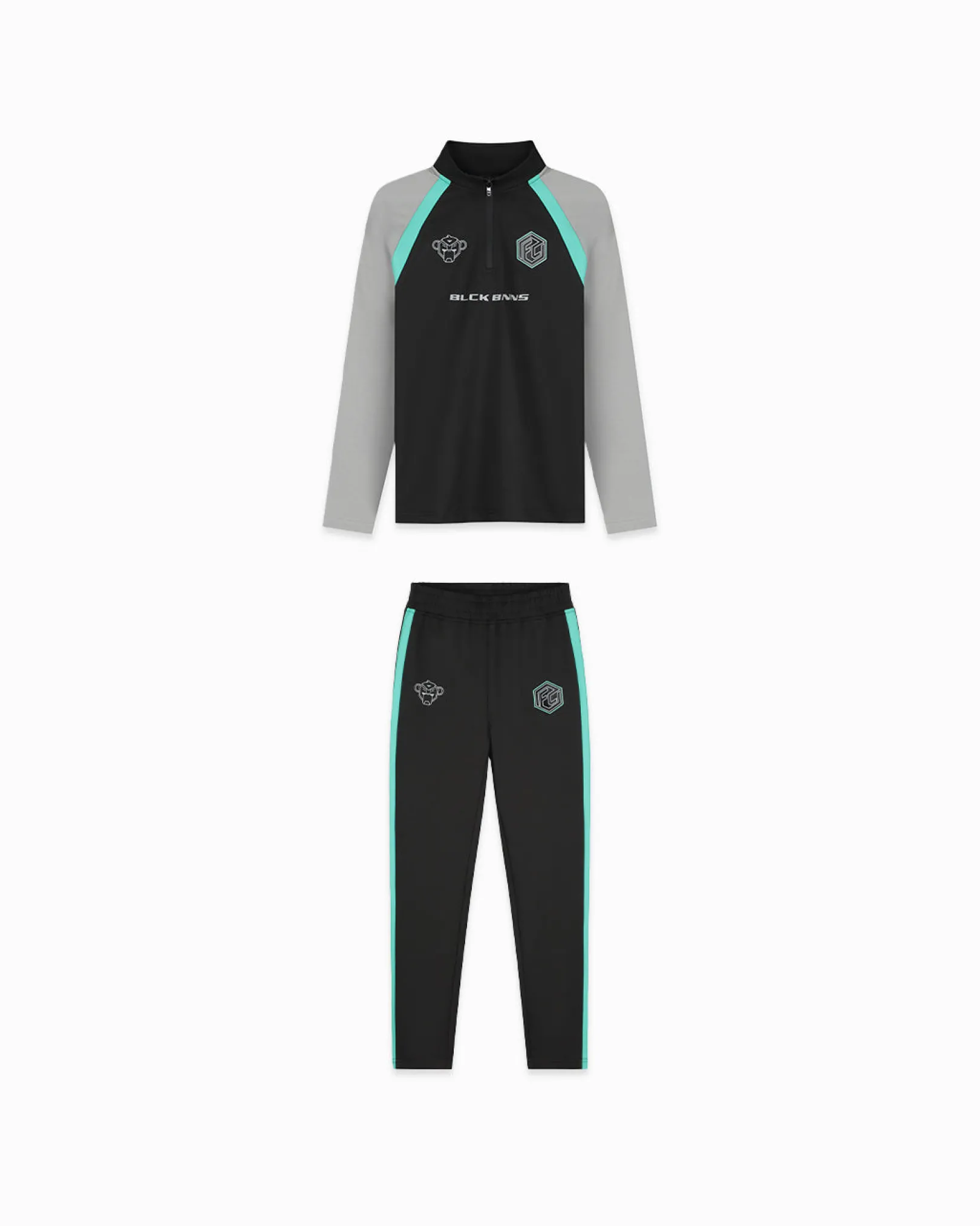 KIDS FOOTBALL TRACKSUIT | Zwart