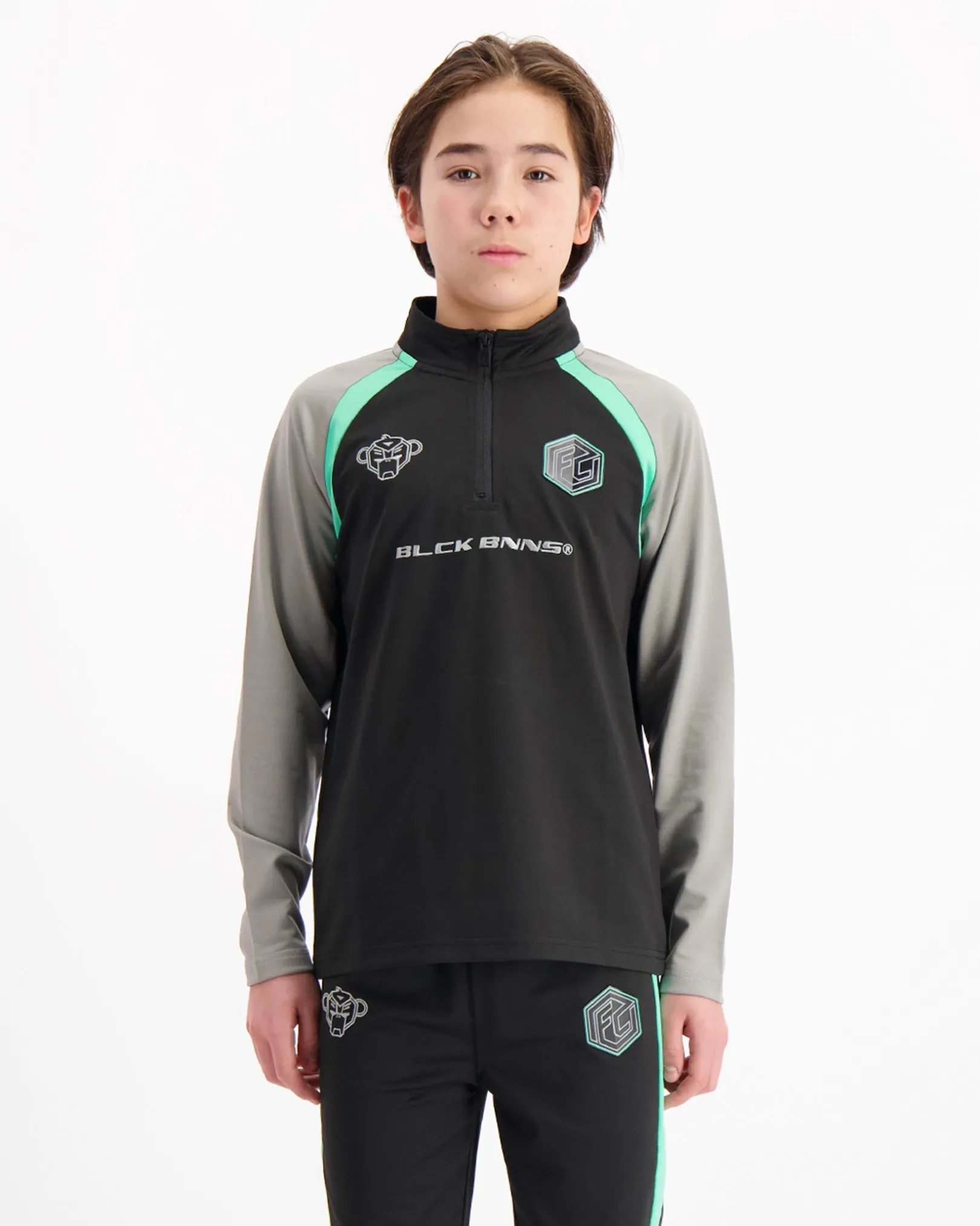KIDS FOOTBALL TRACKTOP | Zwart
