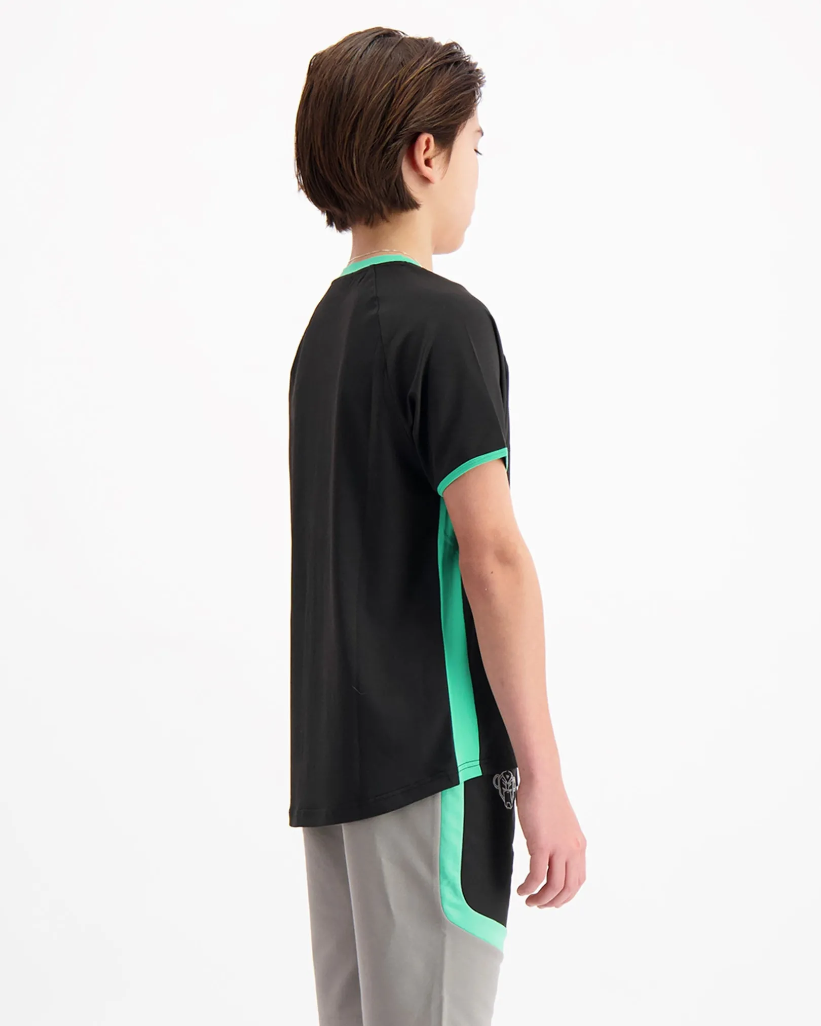 KIDS FOOTBALL T-SHIRT | Zwart