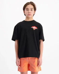 KIDS PASSAGE T-SHIRT | Zwart