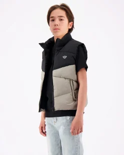 KIDS PEEK BODYWARMER | Grijs/Zwart
