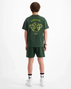 KIDS SKETCH TWINSET | Forrest Green