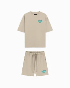 KIDS SKETCH TWINSET | Taupe