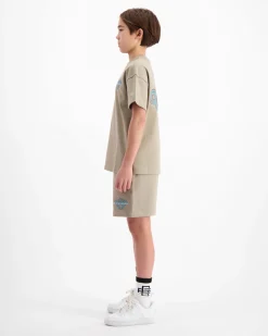 KIDS SKETCH TWINSET | Taupe