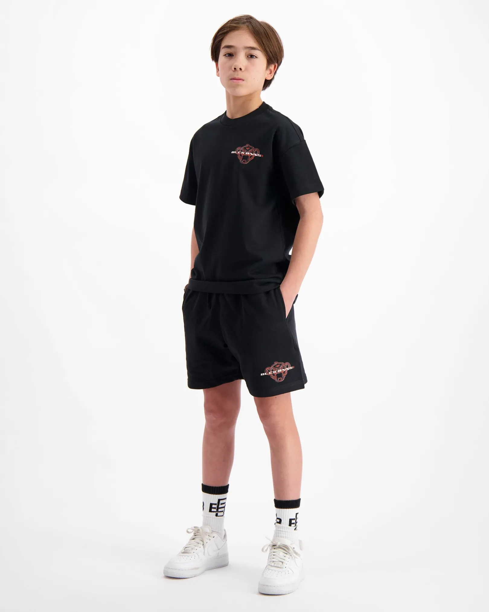 KIDS SKETCH TWINSET | Zwart