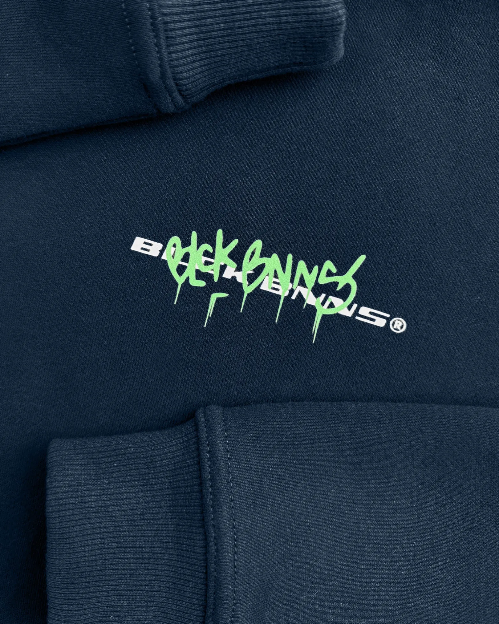 KIDS SPRAYED HOODIE | Navy