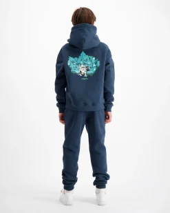 KIDS SPRAYED SWEATSUIT | Navy